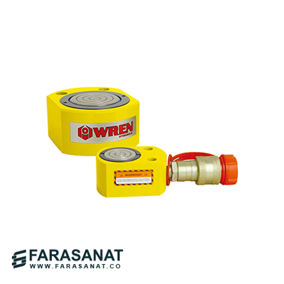 جک هیدرولیک کتابی 5 تن کورس 6 میلیمتر برند WREN  کد RSM50